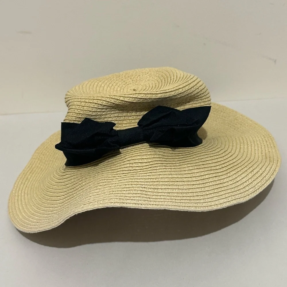 J. Crew Large Sun Beach Straw Hat Pool Swim